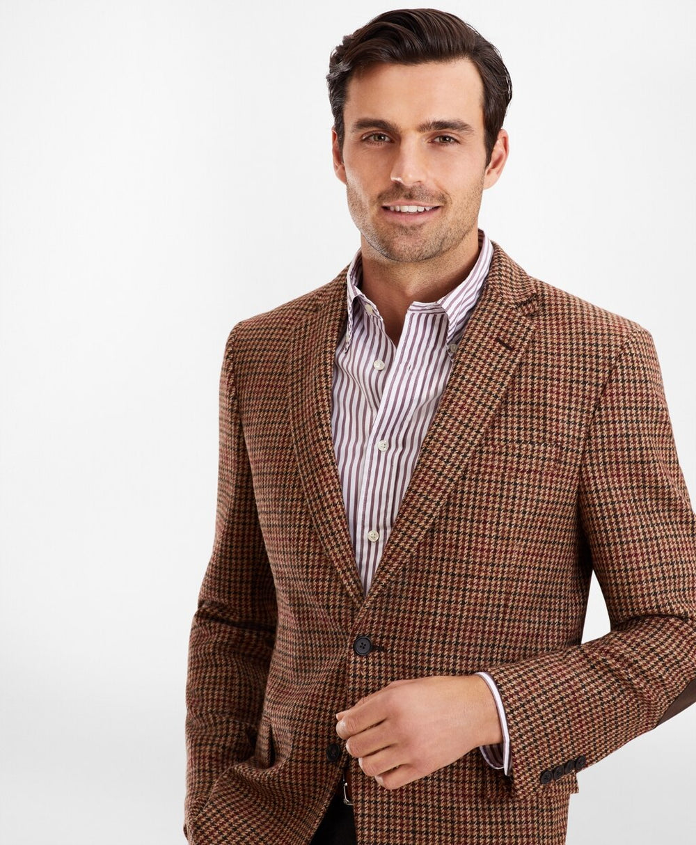 Regent Fit Plaid Sport Coat