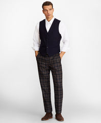 Five-Button Flannel Vest