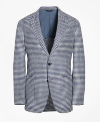 Golden Fleece® Wool-Blend Houndstooth Blue Sport Coat