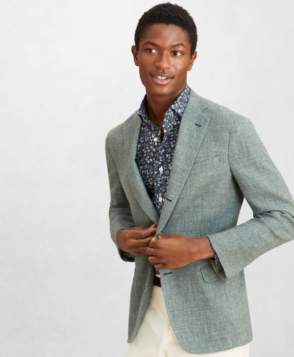 Golden Fleece® Three-Button Basketweave Sport Coat