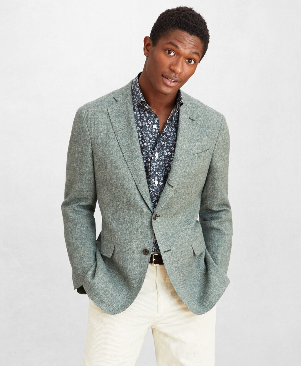 Golden Fleece® Three-Button Basketweave Sport Coat