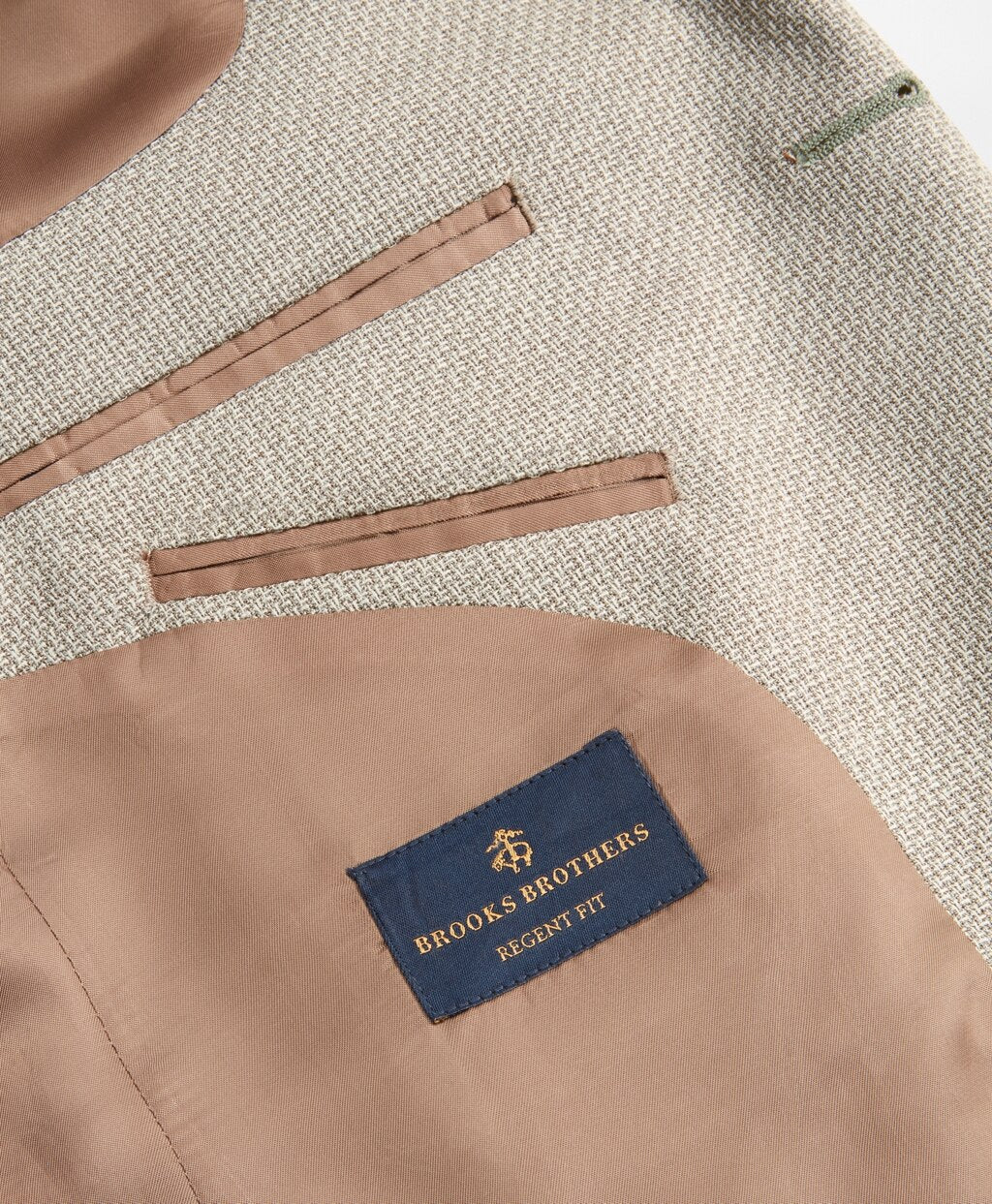Regent Fit Three-Button Hopsack Sport Coat
