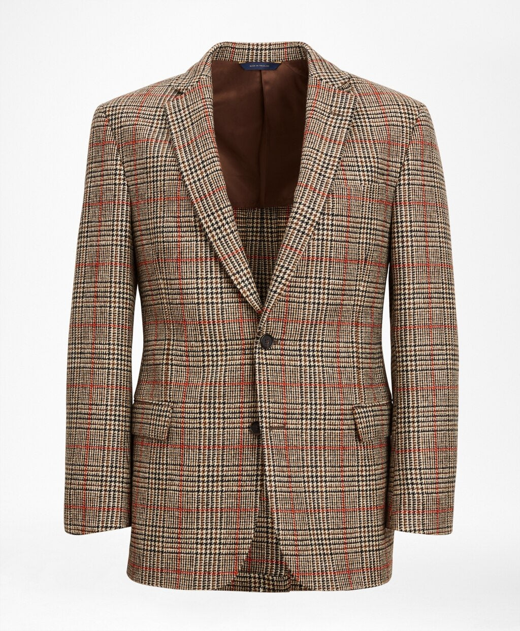 Regent Fit Plaid Sport Coat