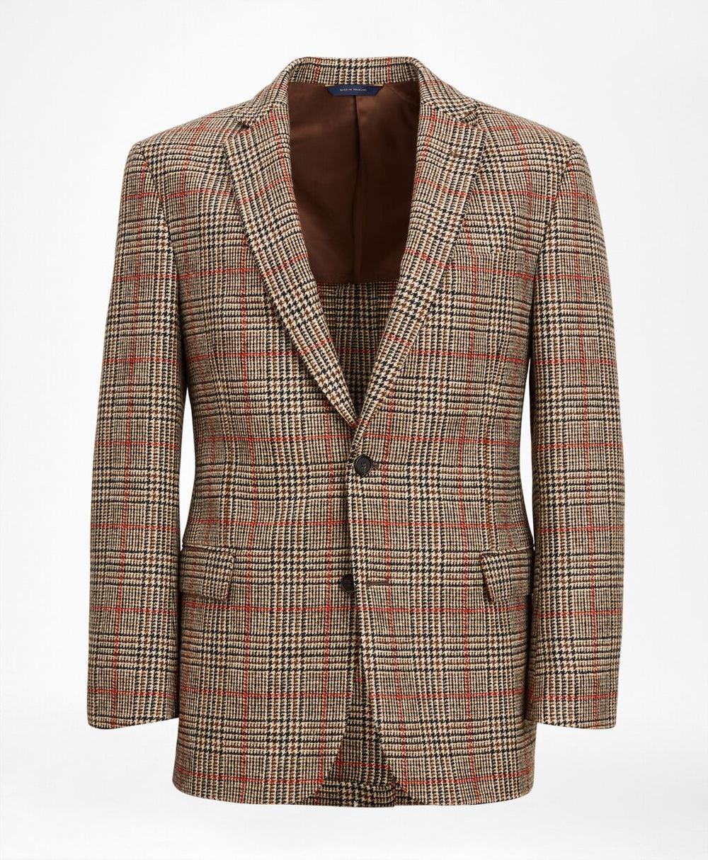 Regent Fit Plaid Sport Coat