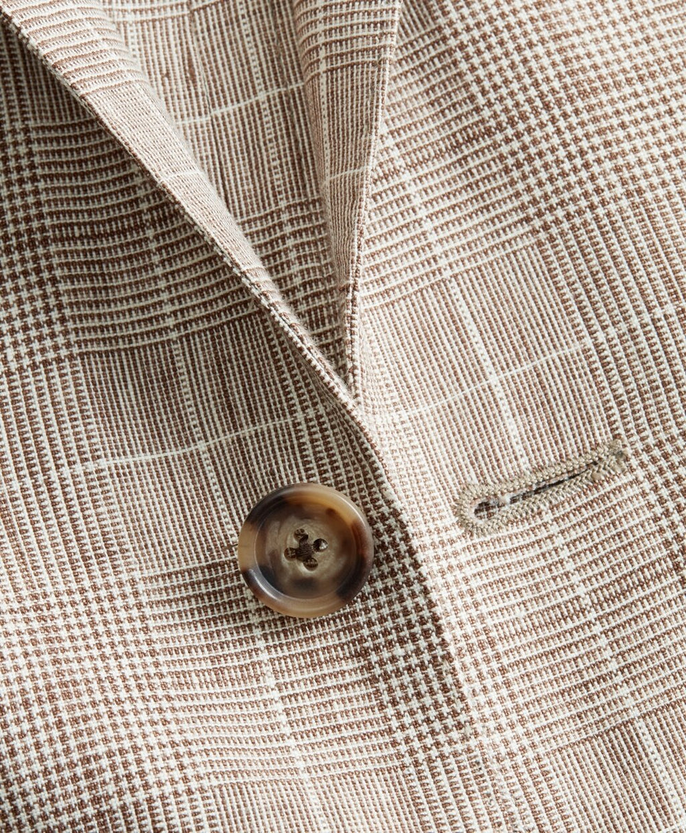 Regent Fit Check Linen Sport Coat