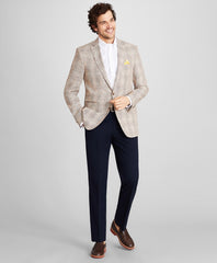 Regent Fit Check Linen Sport Coat