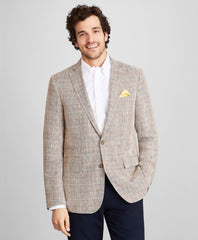 Regent Fit Check Linen Sport Coat