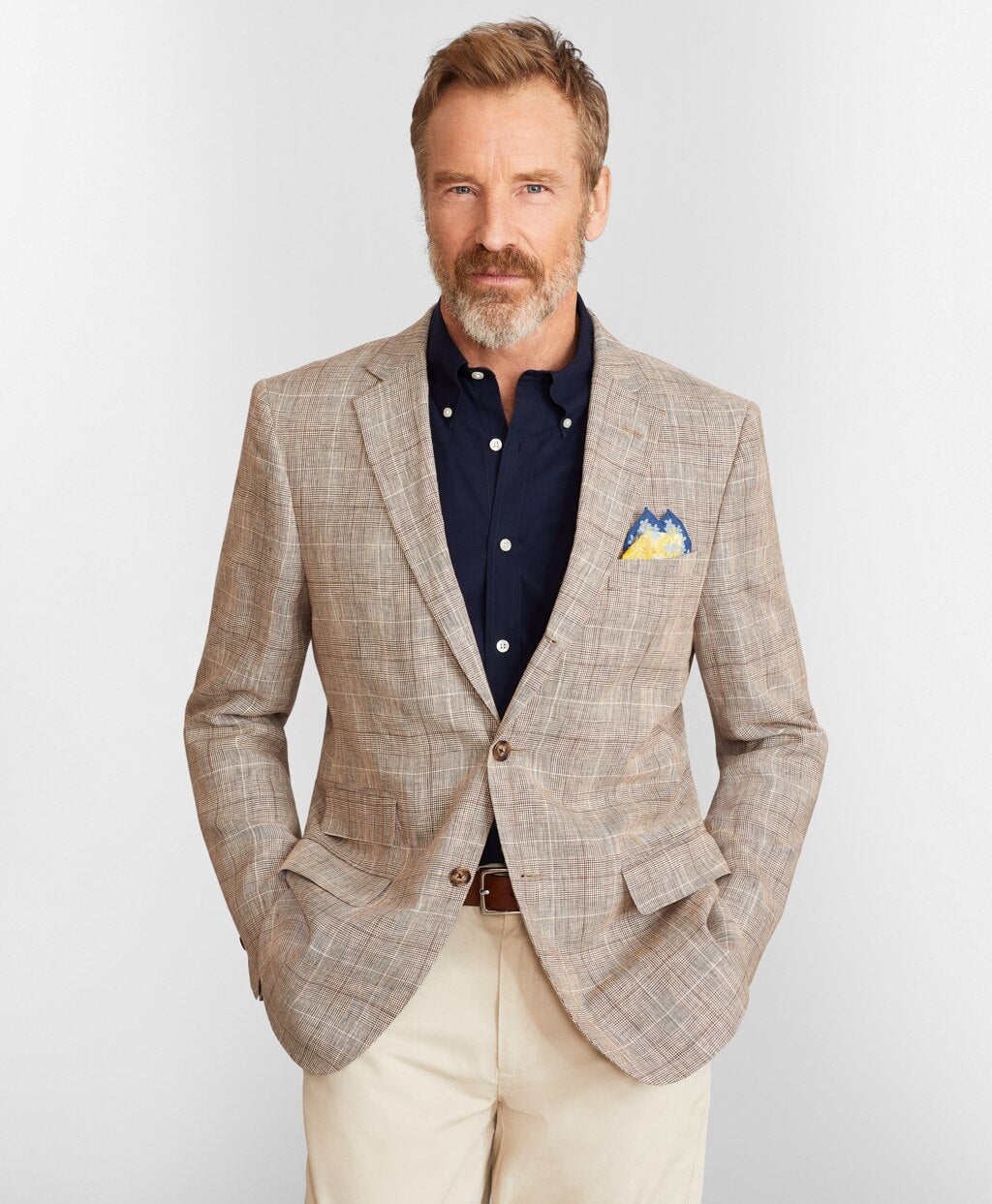 Madison Fit Linen Check Sport Coat