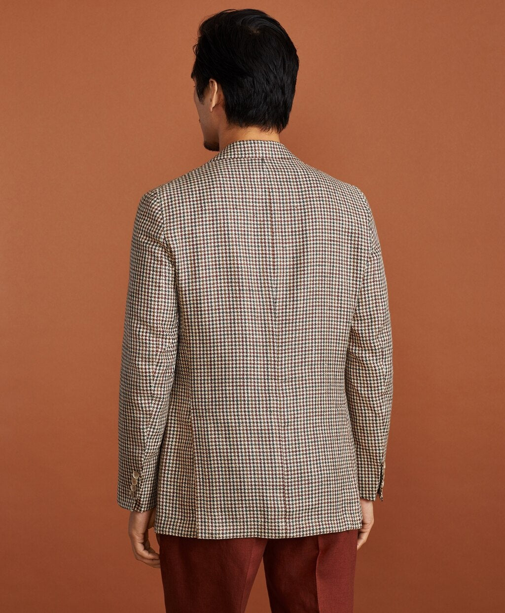Golden Fleece® BrooksCloud™ Silk-Linen-Cotton Houndstooth Sport Coat