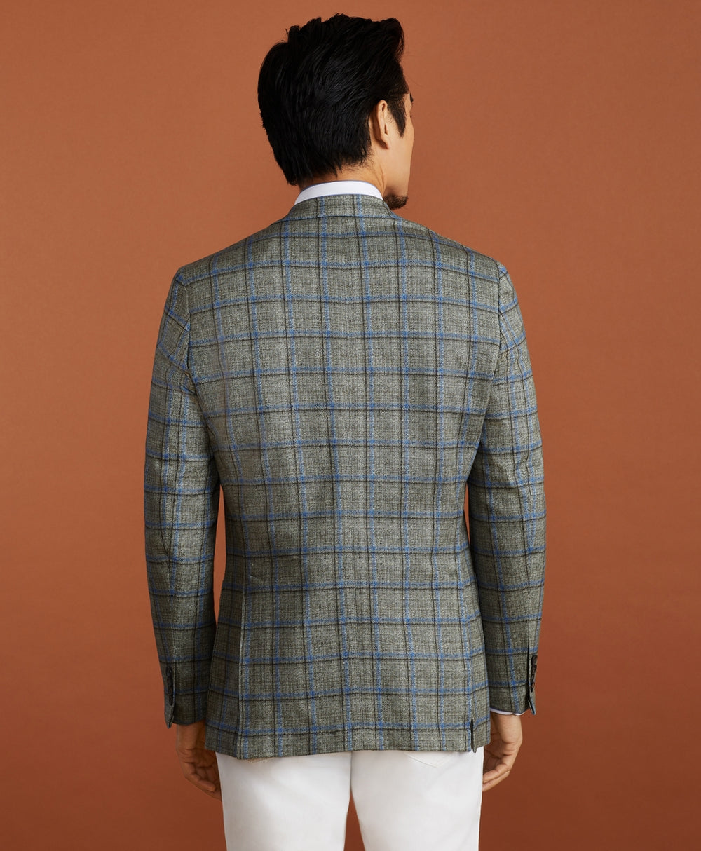 Golden Fleece® Linen-Cotton Plaid Sport Coat