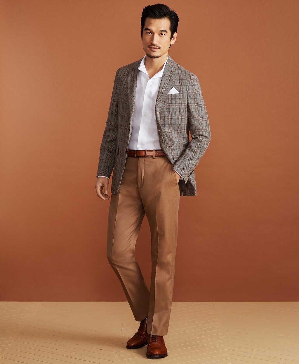 Golden Fleece® BrooksCloud™ Hemp-Wool Plaid Sport Coat