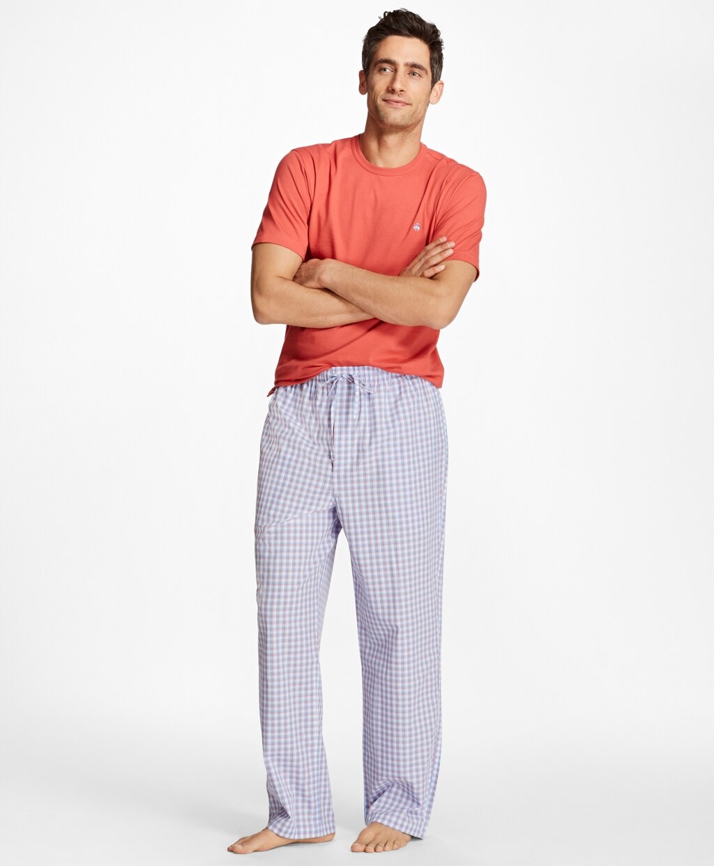 Hairline Framed Check Lounge Set