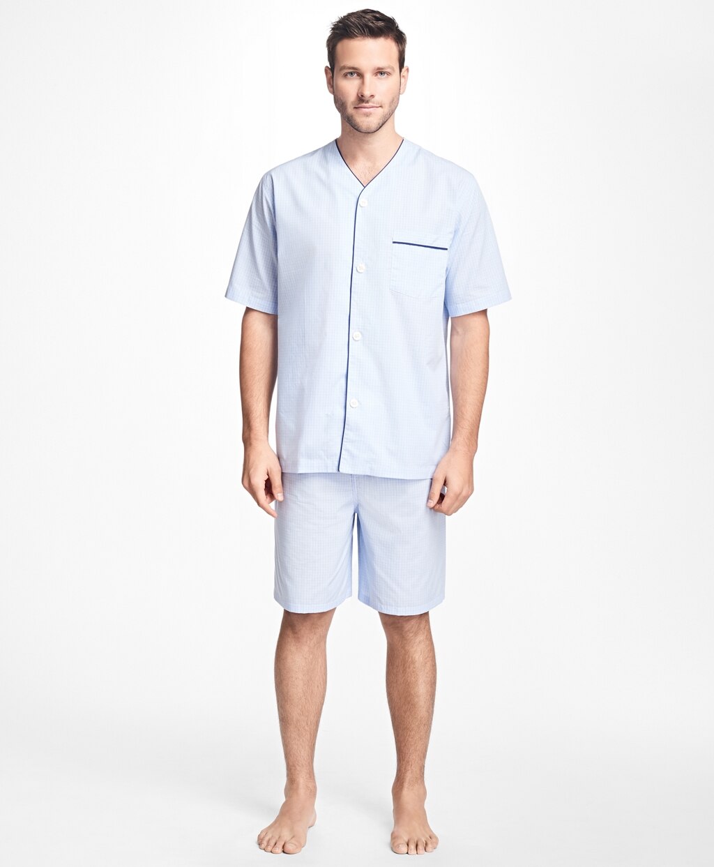 Glen Plaid Short Pajamas
