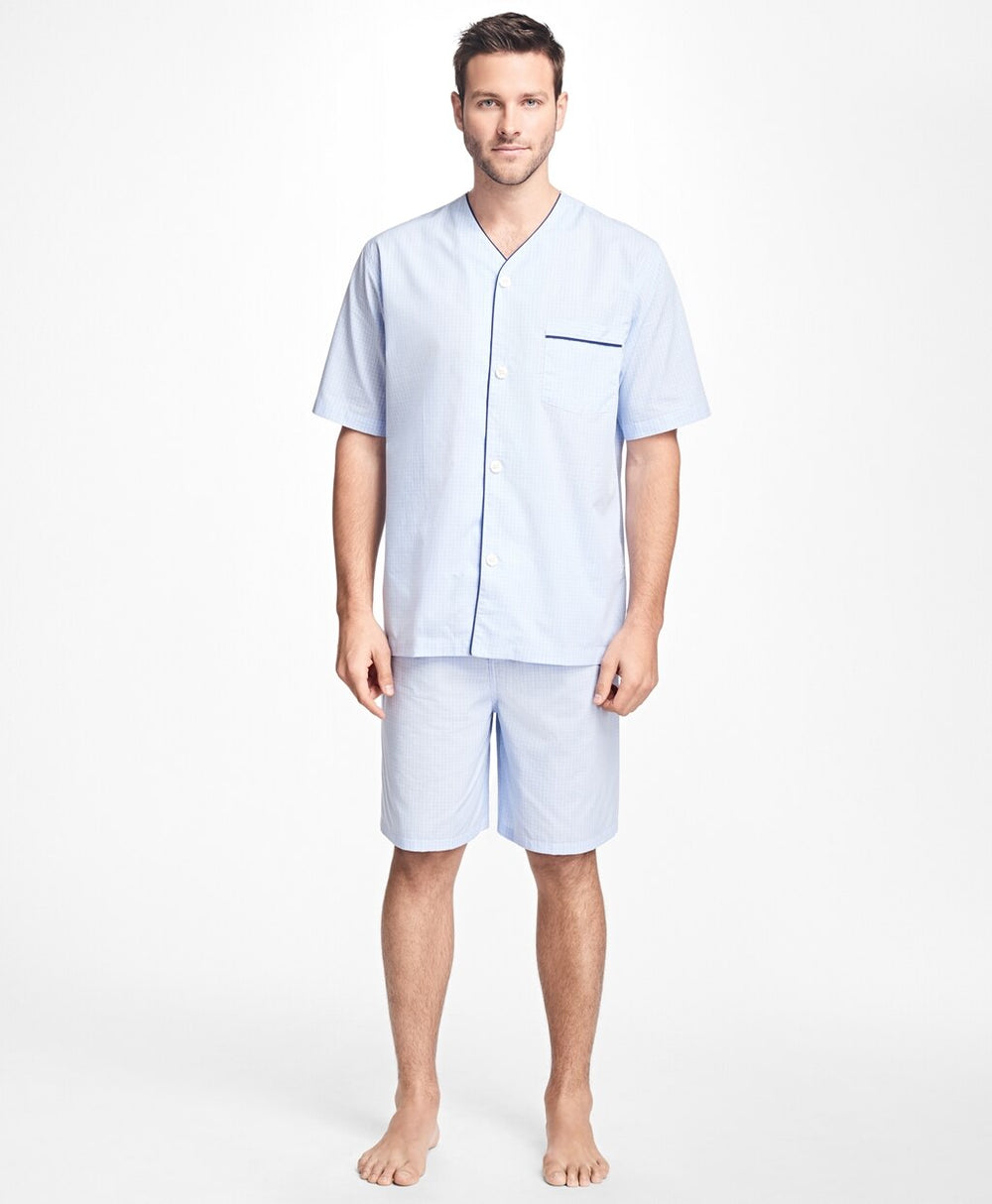 Glen Plaid Short Pajamas