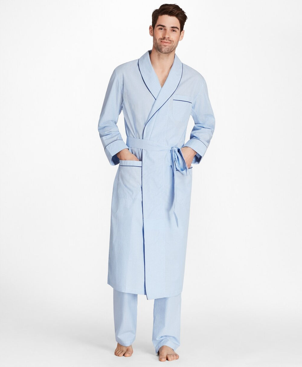 Sidewheeler Gingham Robe