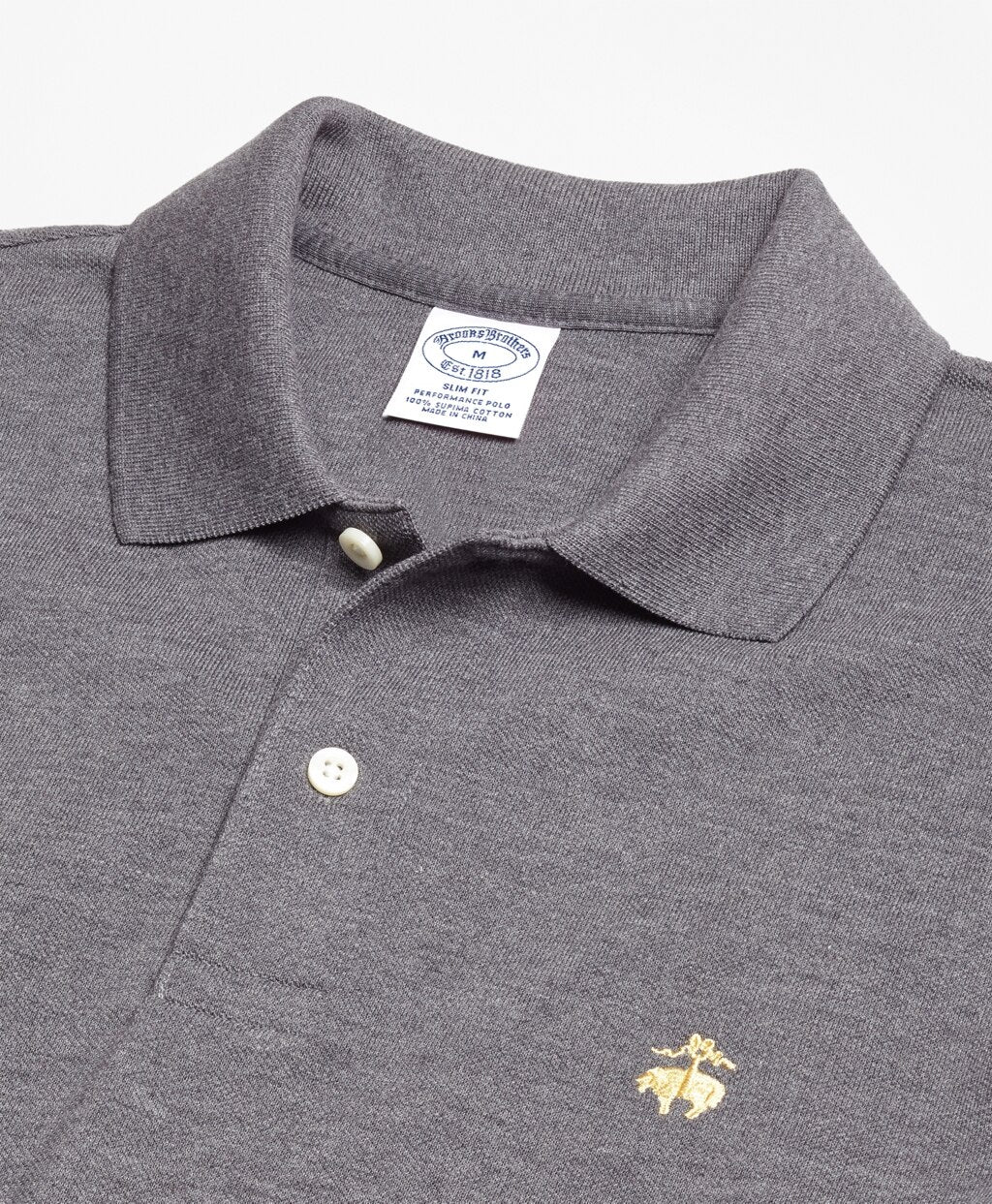 Slim Fit Supima® Cotton Performance Polo Shirt-Basic Colors