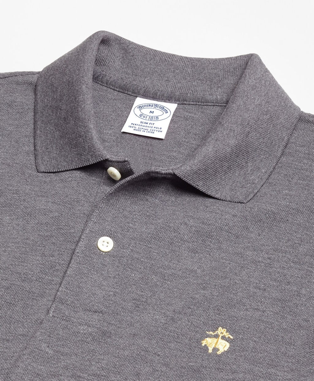 Slim Fit Supima® Cotton Performance Polo Shirt-Basic Colors