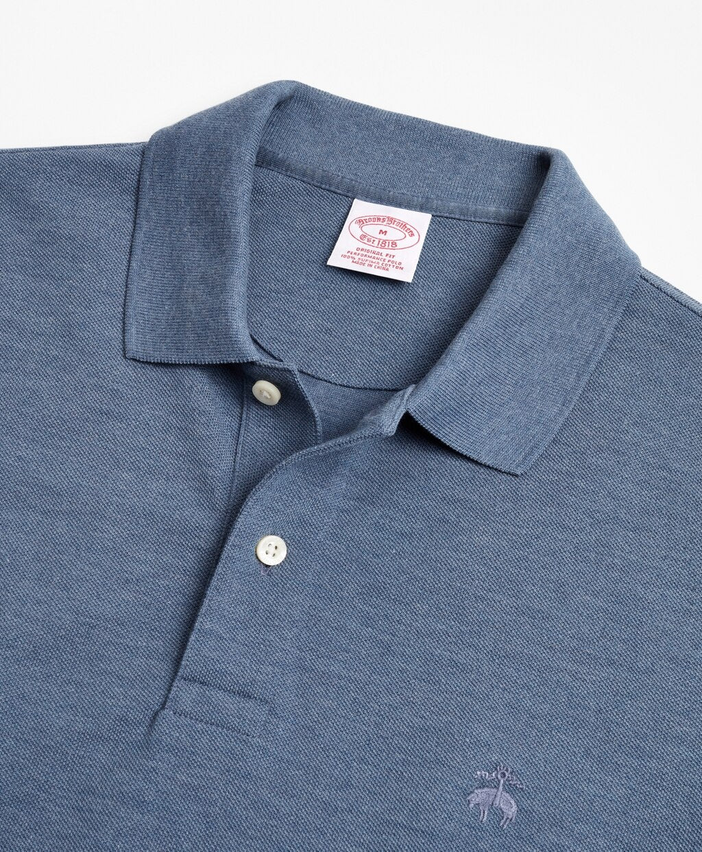 Original Fit Supima® Long-Sleeve Performance Polo Shirt