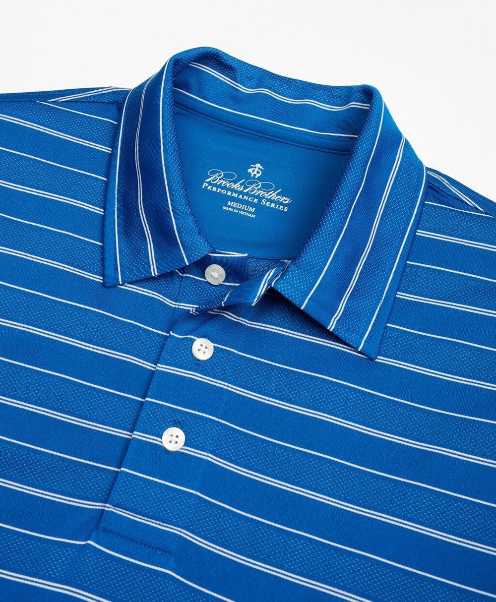 Performance Series Bird's-Eye Stripe Polo Shirt