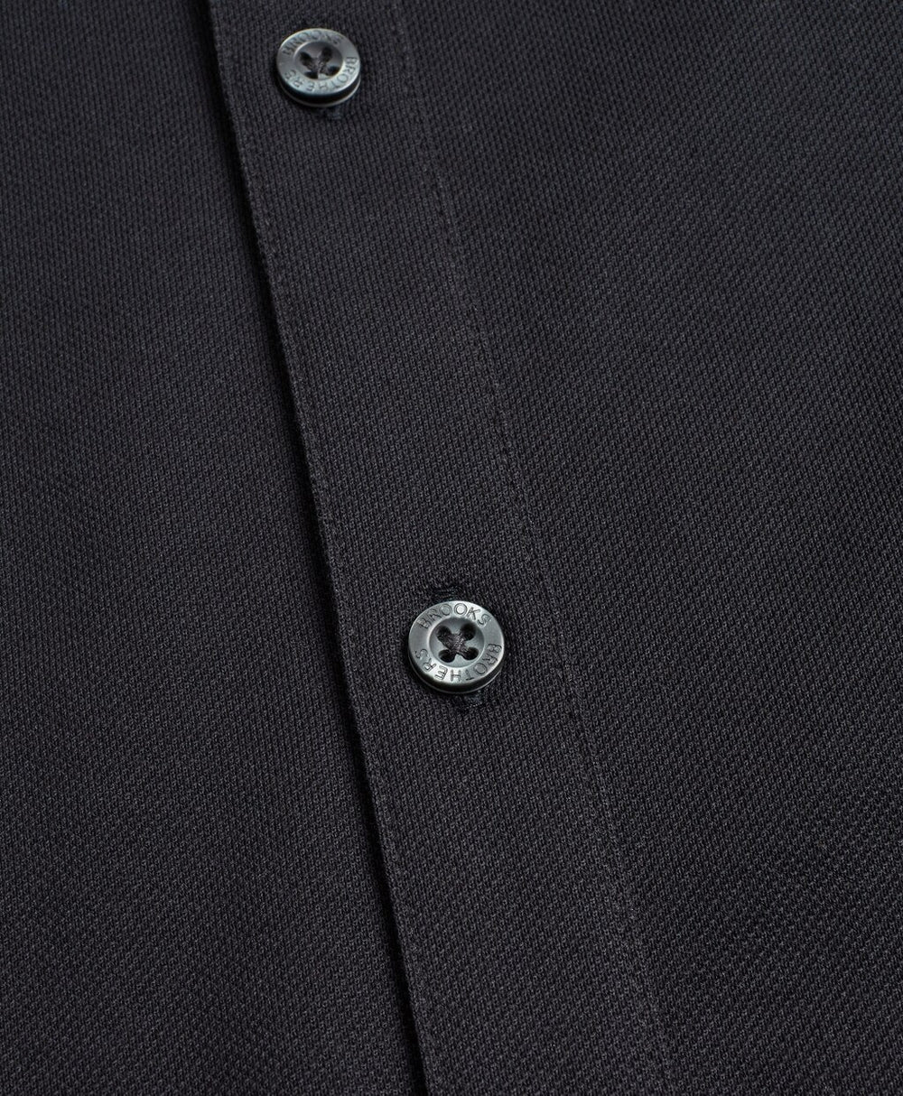Premium Extra-Fine Supima® Cotton Pique Button-Down Shirt
