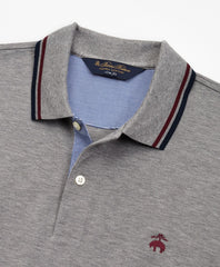 Slim Fit Stripe Trim Polo Shirt