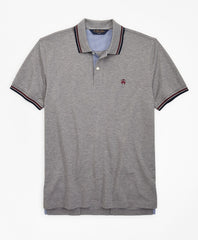 Slim Fit Stripe Trim Polo Shirt
