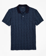 Original Fit Indigo Printed Paisley Polo Shirt