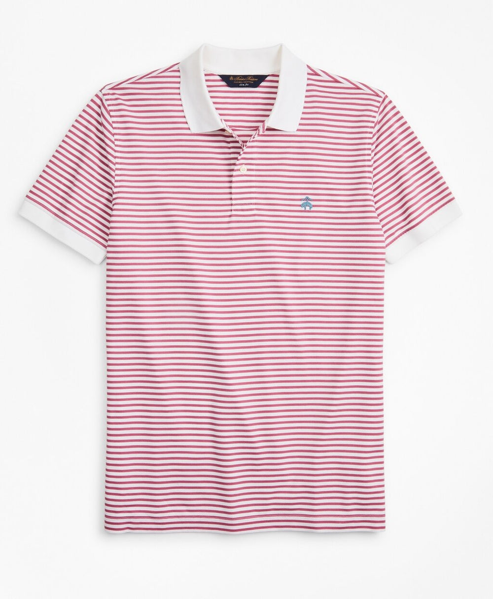 Slim Fit Feeder Stripe Polo Shirt