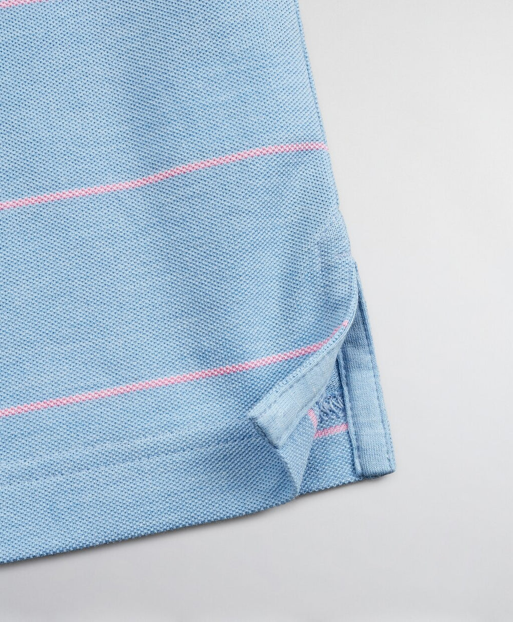 Slim Fit Thin Stripe Polo Shirt