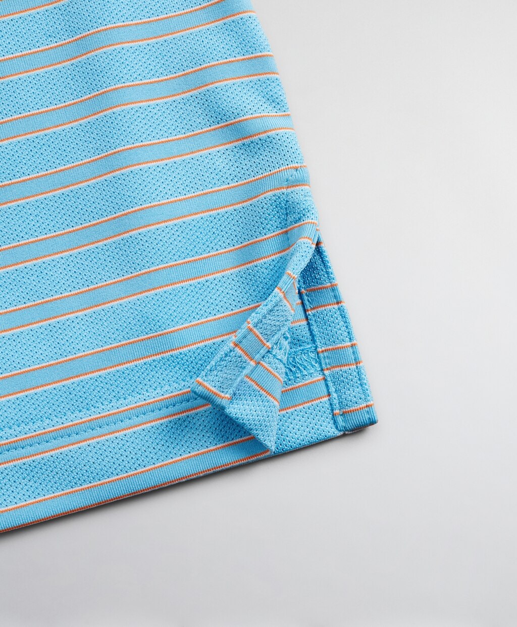 Performance Series Textured Bar Stripe Polo Shirt