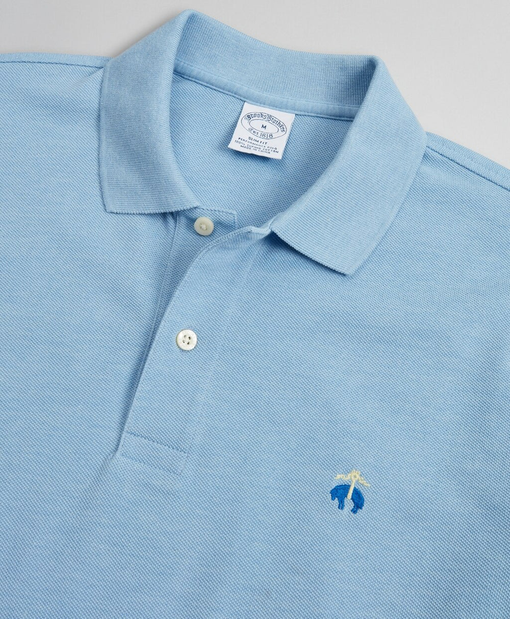 Slim Fit Stretch Supima® Cotton Performance Polo Shirt