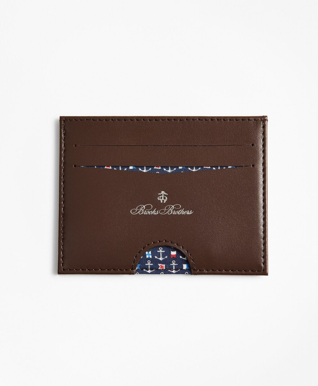 Embossed Leather Card Case