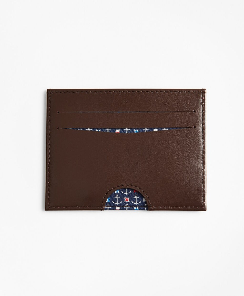 Embossed Leather Card Case