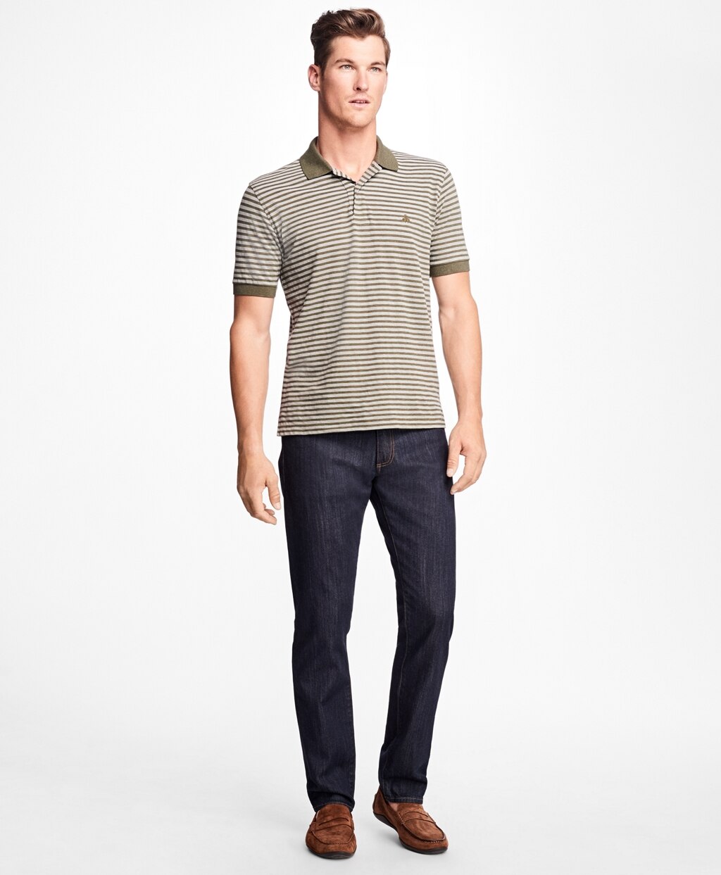 Supima® Stretch Denim Slim Fit Jeans