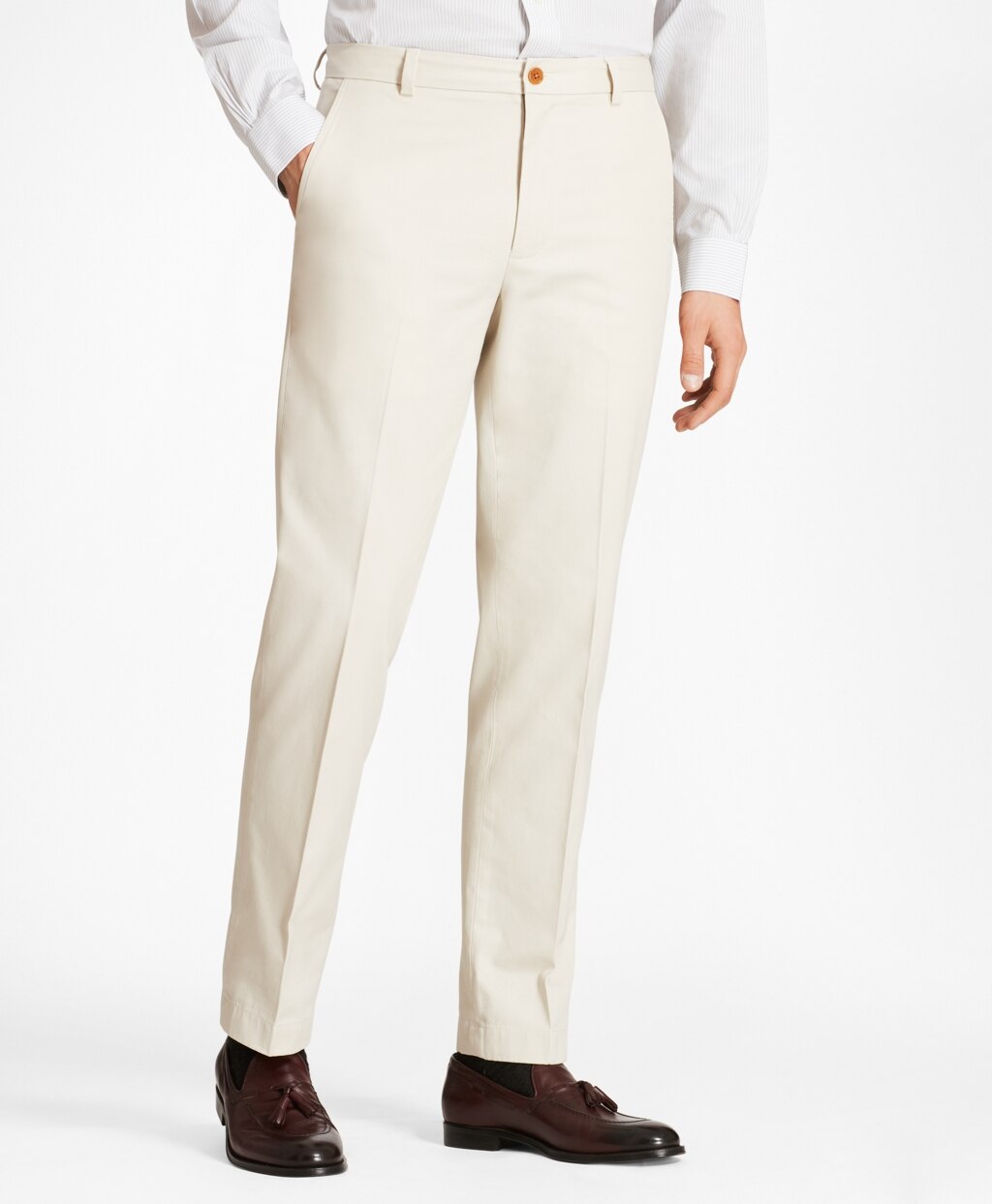 Milano Fit Piece-Dyed Supima® Cotton Stretch Chinos