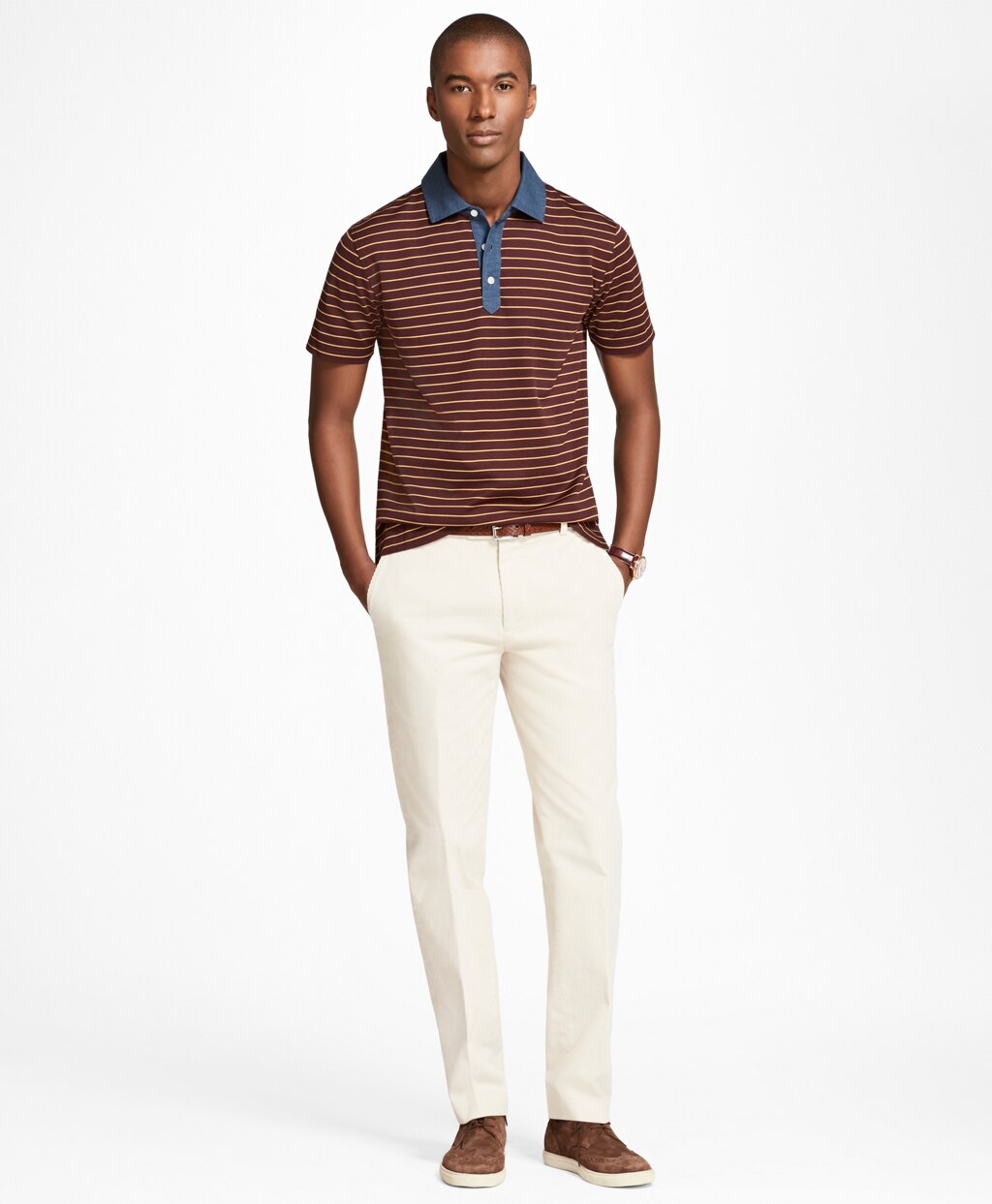 Milano Fit Fine Wale Stretch Corduroys