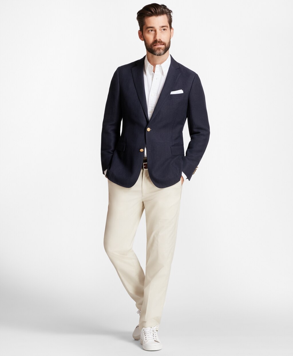 Clark Fit Supima® Cotton Poplin Stretch Chino Pants