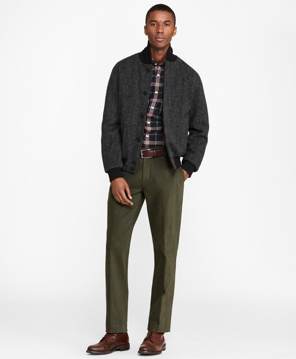 Milano Fit Brushed Twill Stretch Chinos