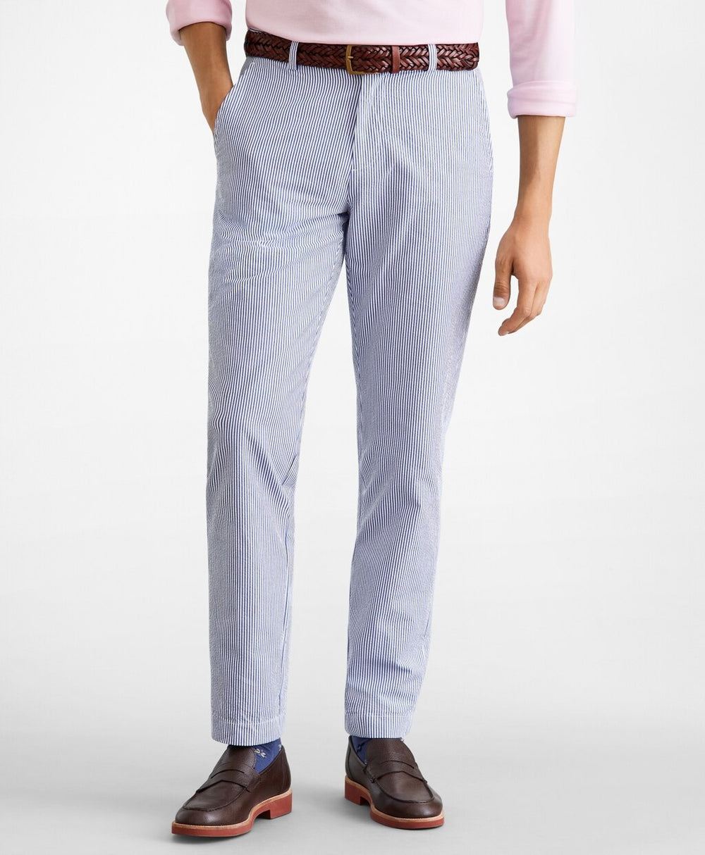 Milano Fit Stripe Seersucker Pants
