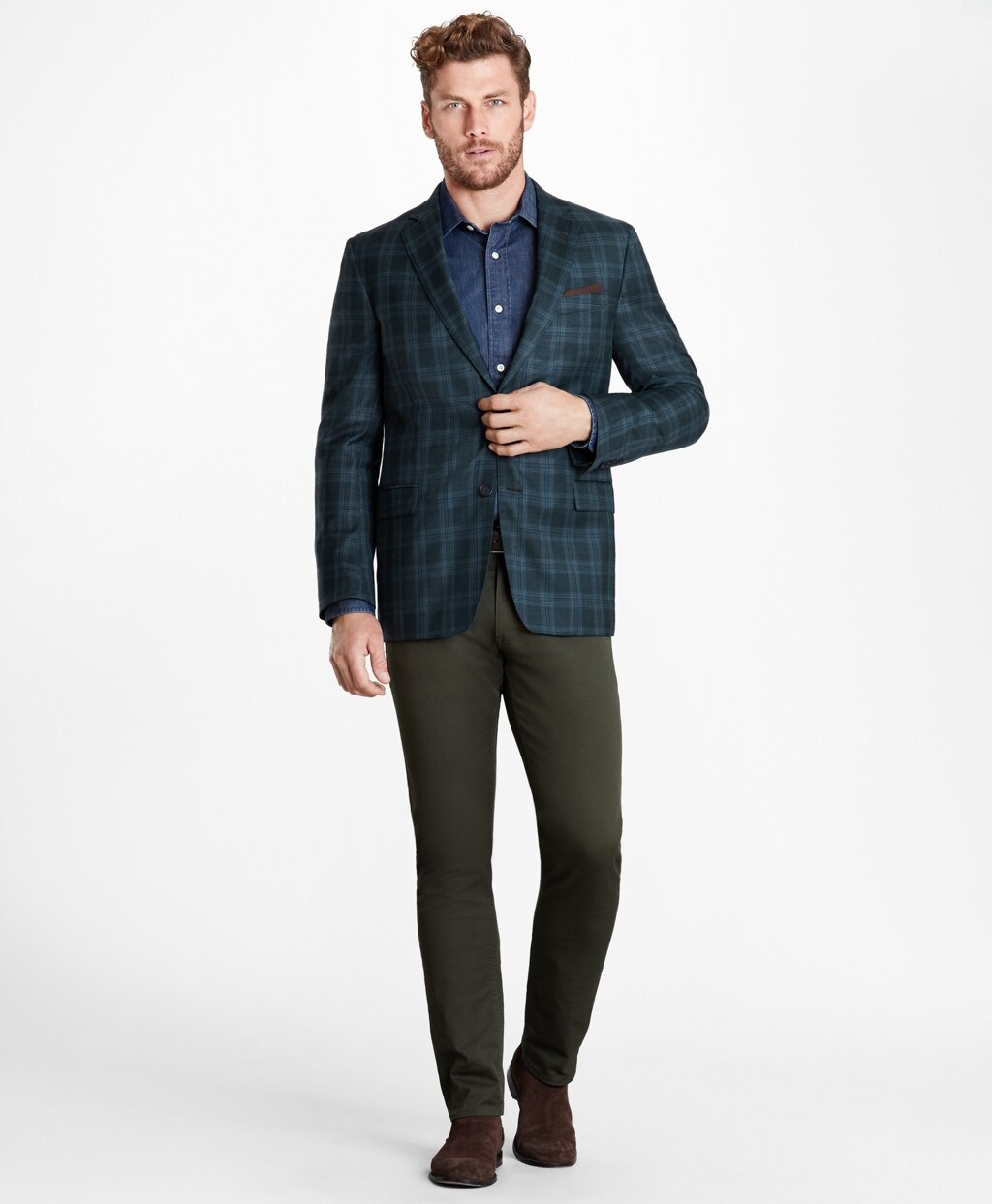 Five-Pocket Selvedge Twill Pants