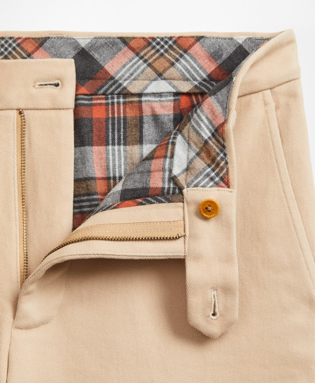 Clark Fit Flannel Lined Chinos