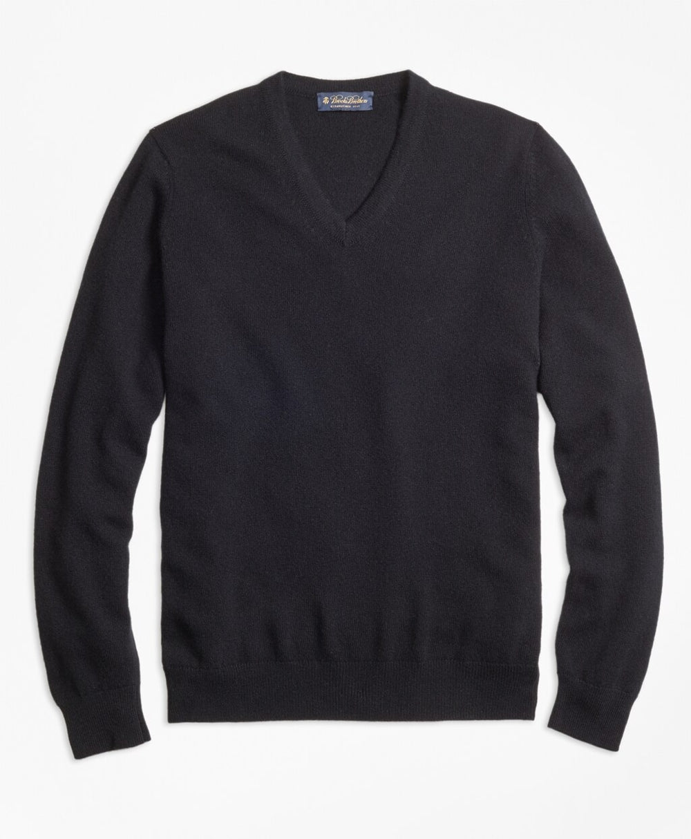 Cashmere V-Neck Sweater-Basic Colors