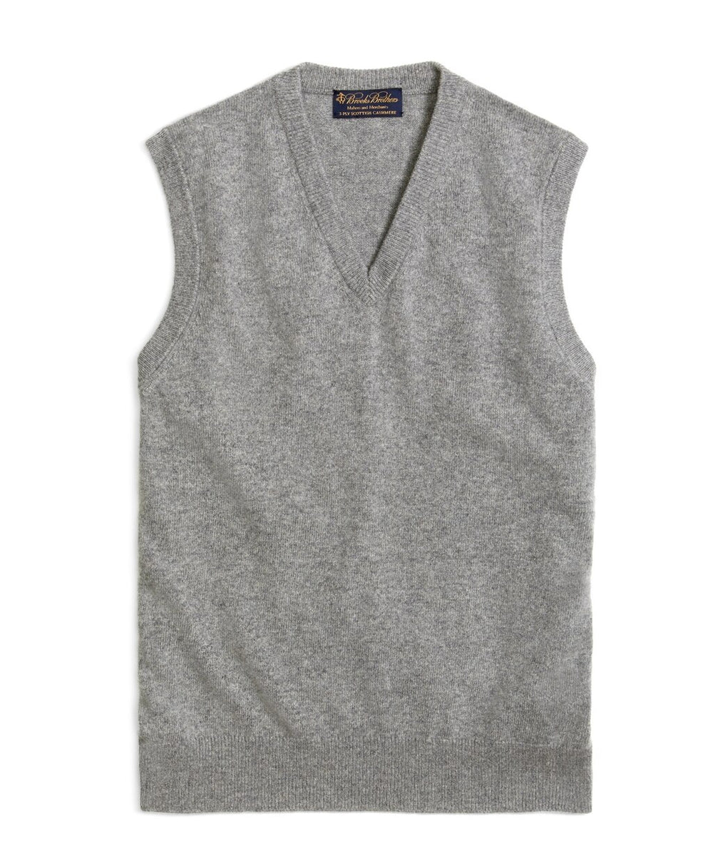 Cashmere Sweater Vest-Basic Colors