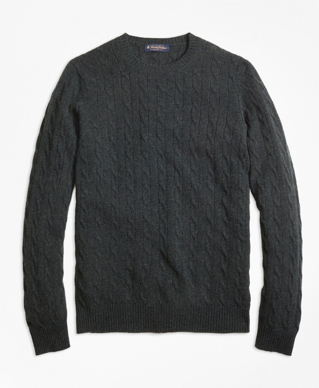 Cashmere Cable Crewneck Sweater