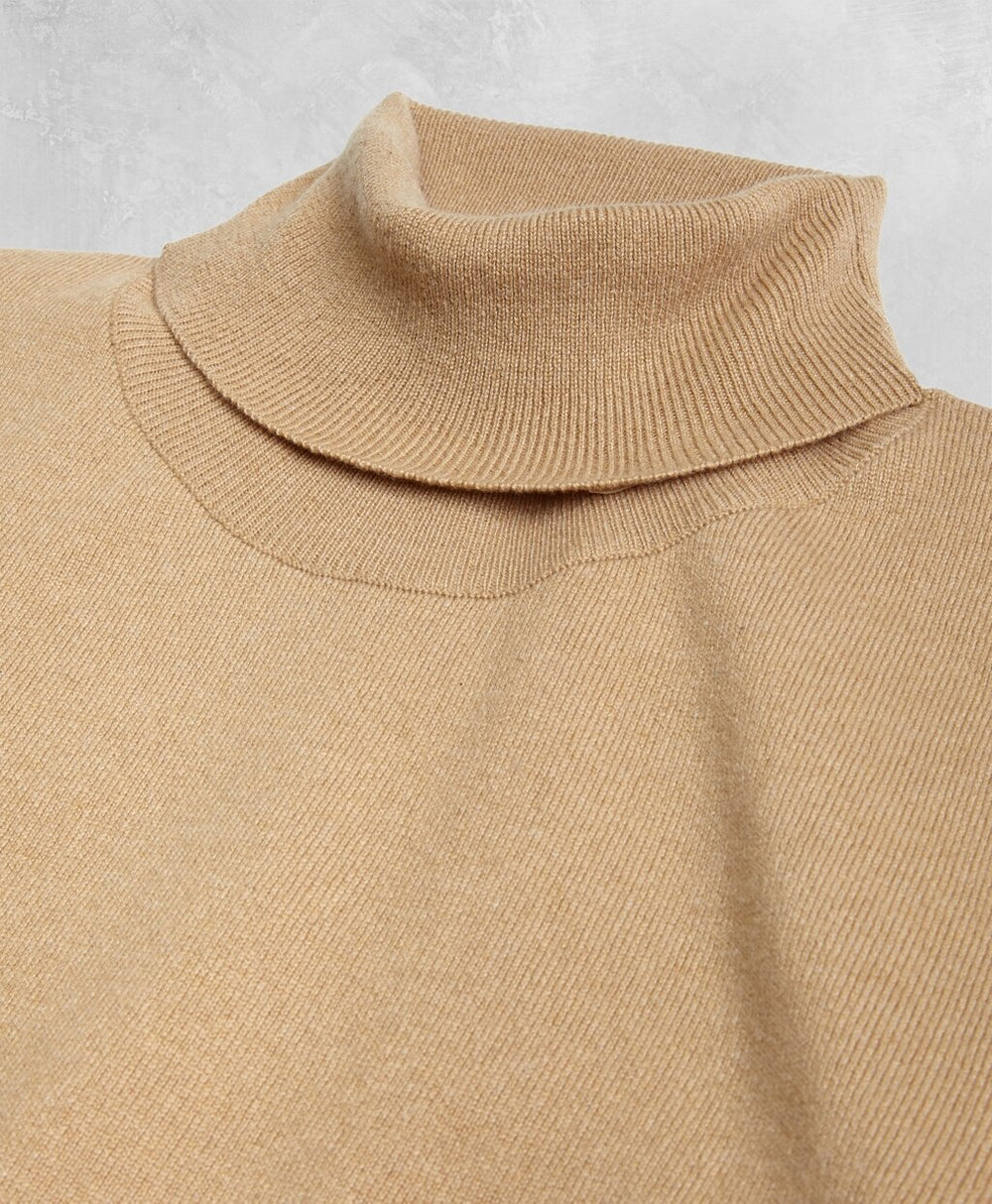 Golden Fleece® 3-D Knit Cashmere Turtleneck