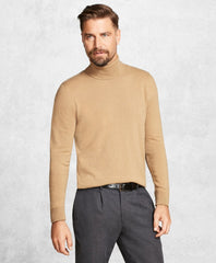 Golden Fleece® 3-D Knit Cashmere Turtleneck