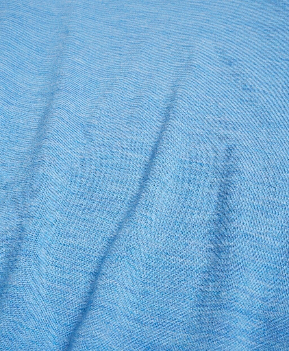 Golden Fleece® 3-D Knit Fine-Gauge Merino V-Neck Sweater