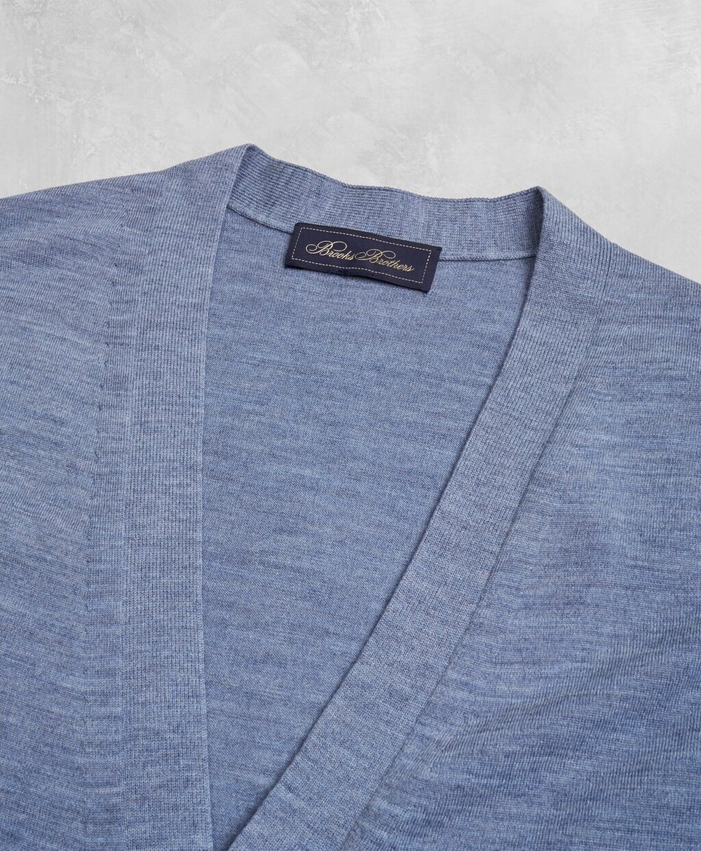 Golden Fleece® 3-D Knit Fine-Gauge Merino Button-Front Vest