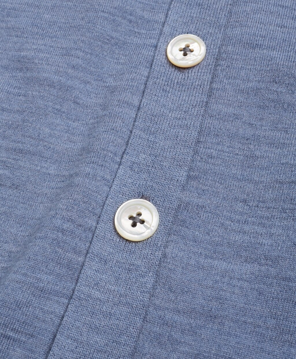 Golden Fleece® 3-D Knit Fine-Gauge Merino Button-Front Vest
