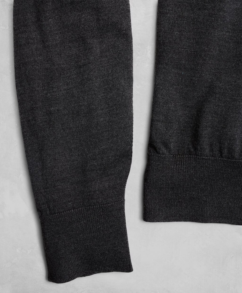 Golden Fleece® 3-D Knit Fine-Gauge Merino Crewneck Sweater